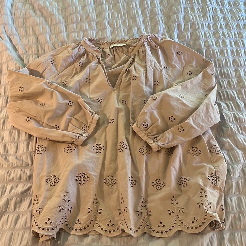 Madewell Embroidered Blouse
